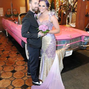 Elvis Pink Caddy Themed Wedding